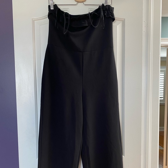 Zara black jumpsuit with straps - Picture 4 of 6